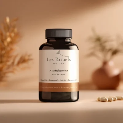 Complément alimentaire de N-acetylcystéine pour les douleurs de règle.