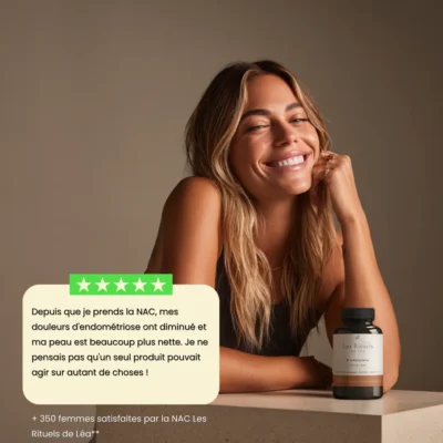 Complément alimentaire de N-acetylcystéine pour les douleurs de règle.
