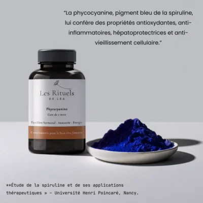Complément alimentaire naturel de phycocyanine