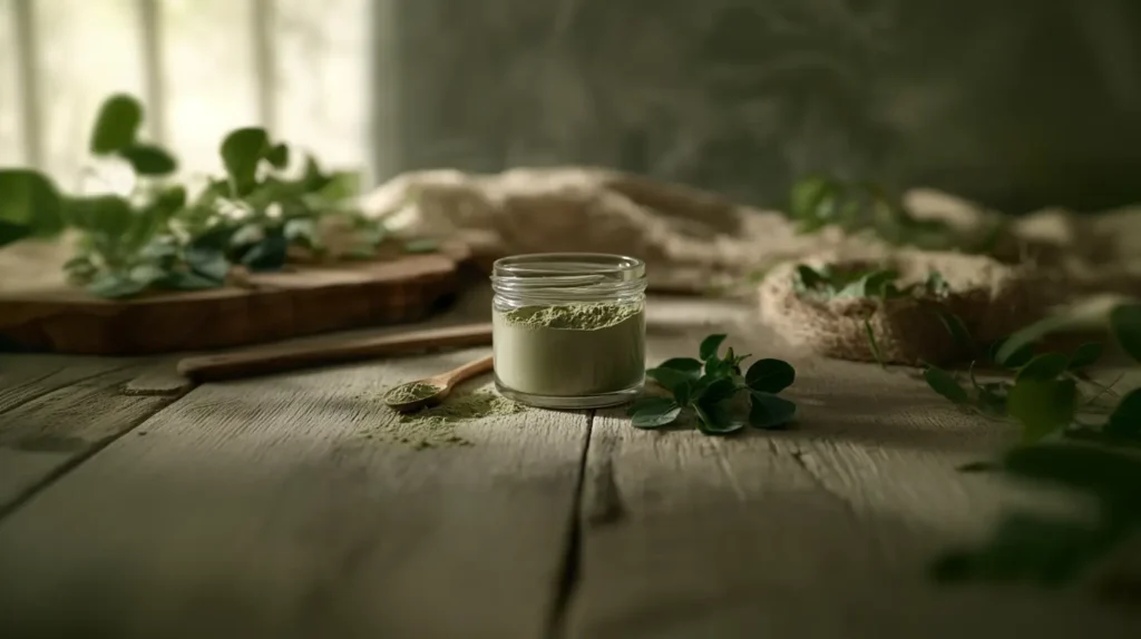 Complément alimentaire naturel de moringa pour la digestion.