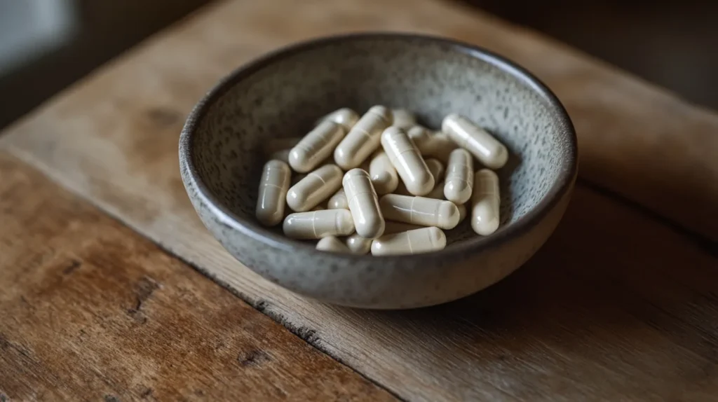 Compléments alimentaires naturels de probiotiques pour les femmes.