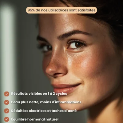 Complément alimentaire efficace pour l'acné hormonale