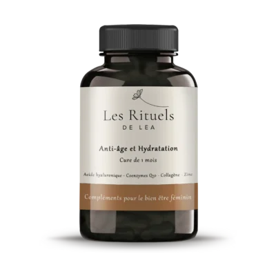Complément alimentaire anti âge avec effet durable. Hydrate en profondeur.