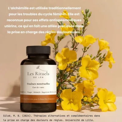 Complément alimentaire pour les règles.