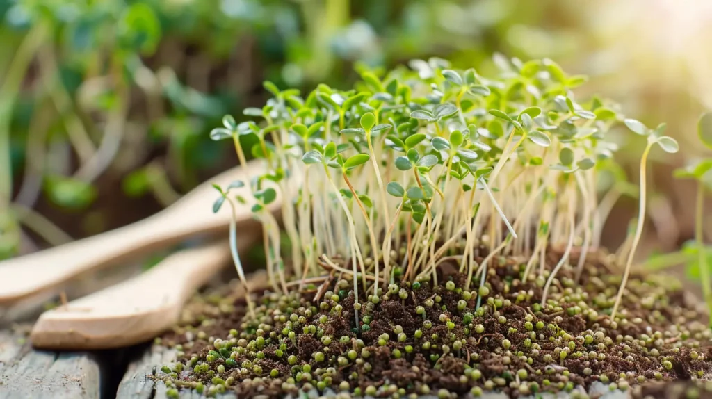 Complément alimentaire d'alfalfa pour les cheveux.